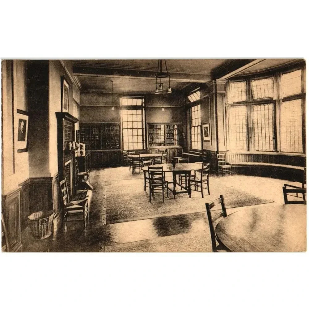 King Edward VI Grammar School Handsworth Birmingham Library Postcard